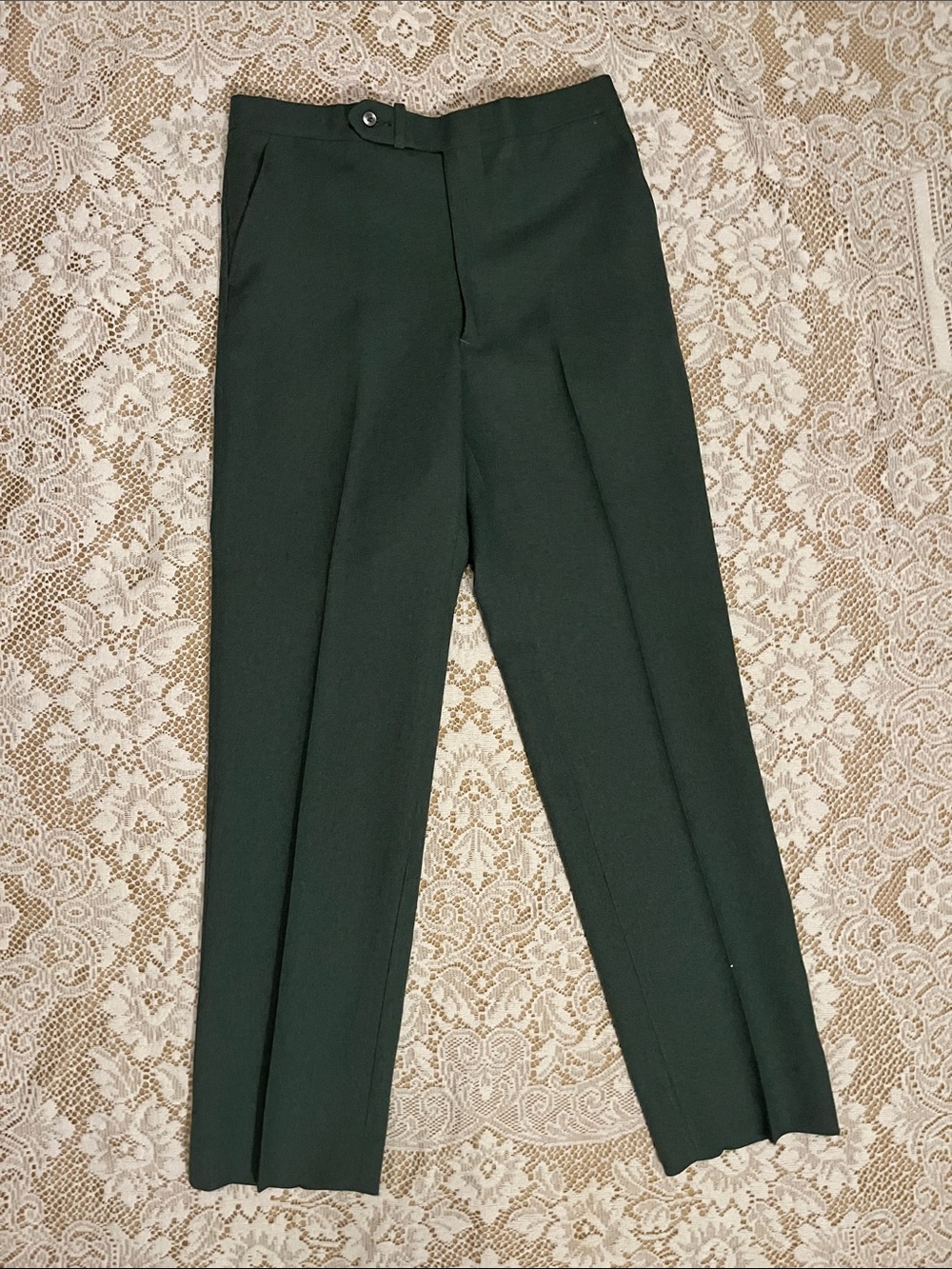 1970s The Attic Union Made Longline Suit Set, Sage Green, Size M Tall - Picture 9 of 14